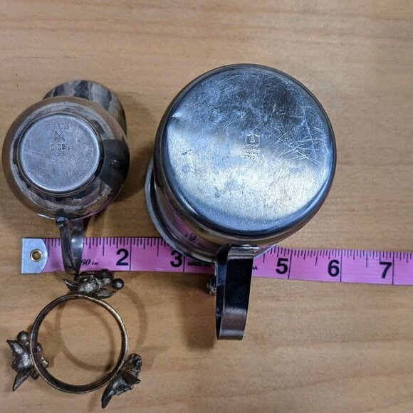 Silver Metal Serveware Vintage Decor - Picture 5 of 12